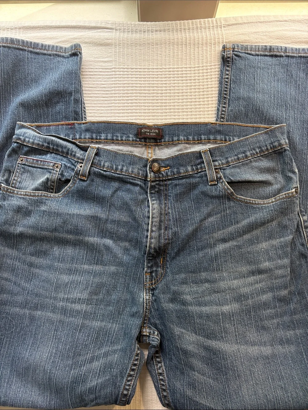 Adam Levine Collection Men's Medium Blue Straight Jeans